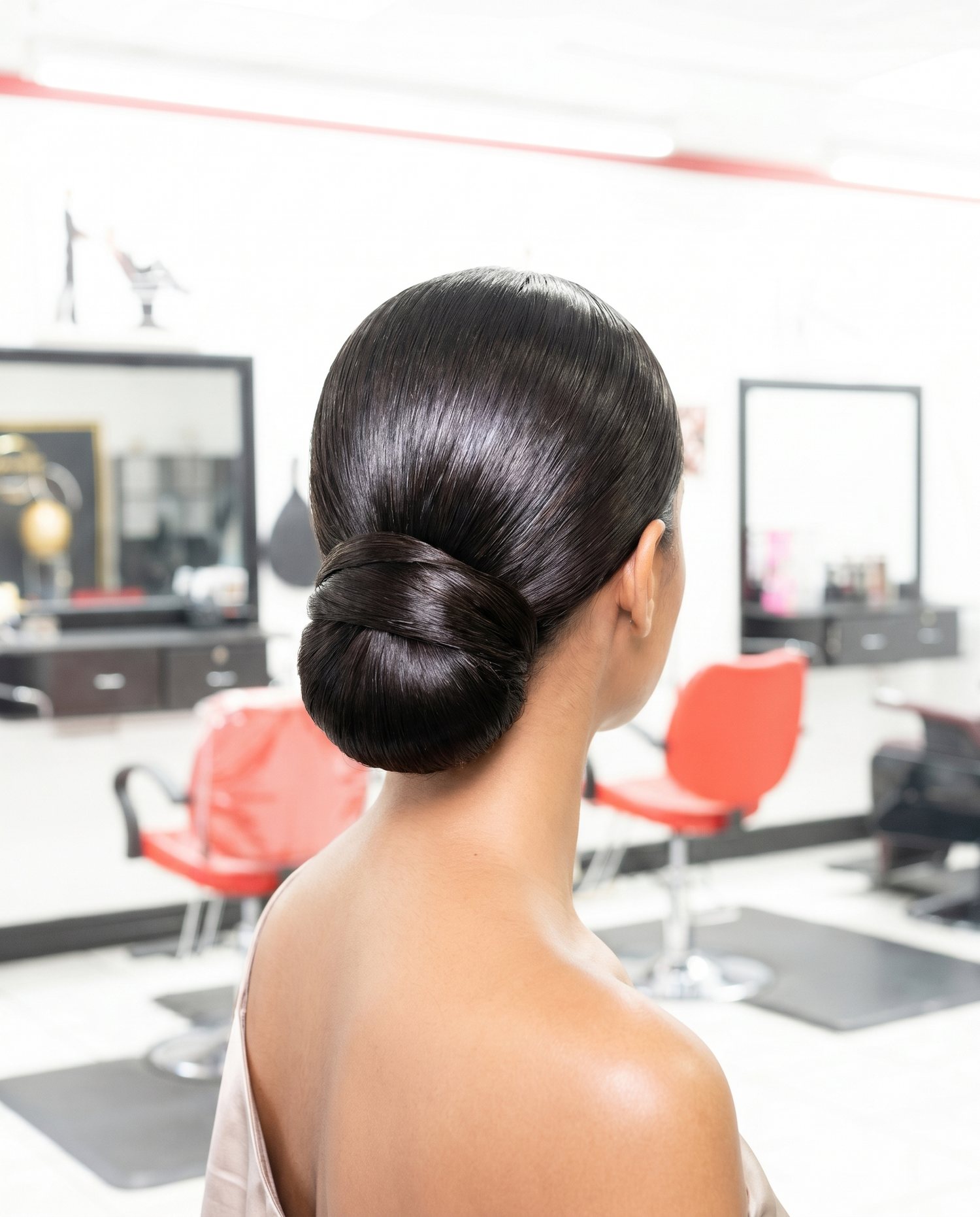 Elegant event updo by Hair Creations M&M, East Naples