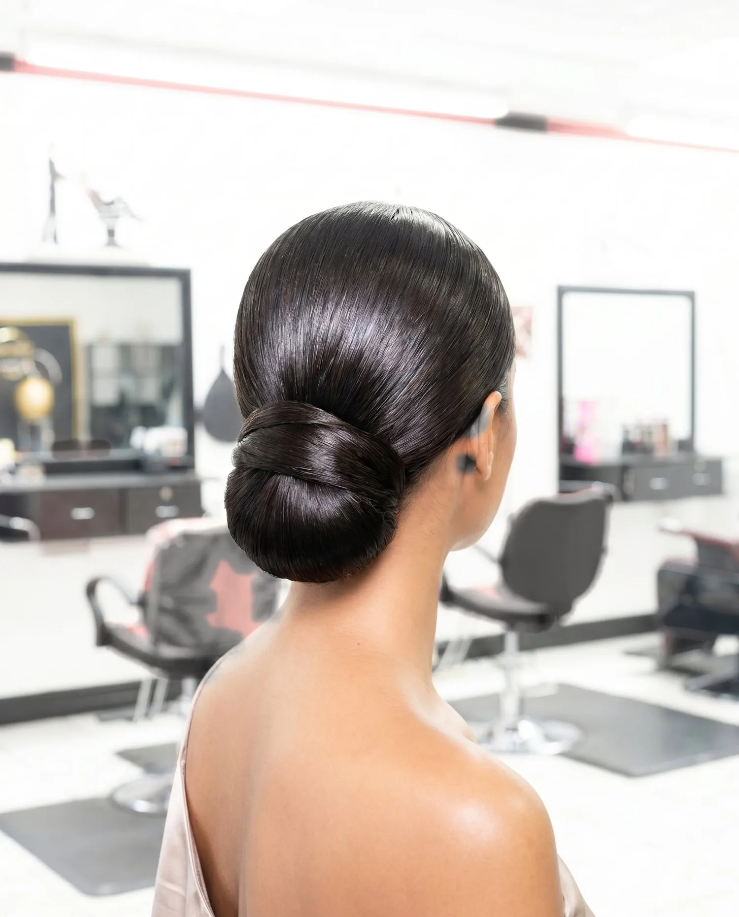 Elegant event updo by Hair Creations M&M, East Naples