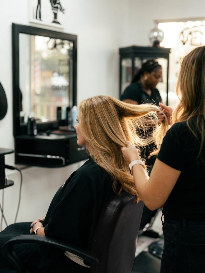 Dimensional hair color result at Hair Creations M&M, Naples FL